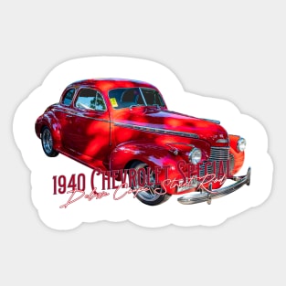 1940 Chevrolet Special Deluxe Coupe Street Rod Sticker